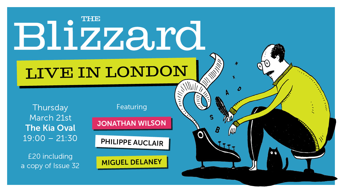 An Evening With The Blizzard Football Quarterly | Live in London
